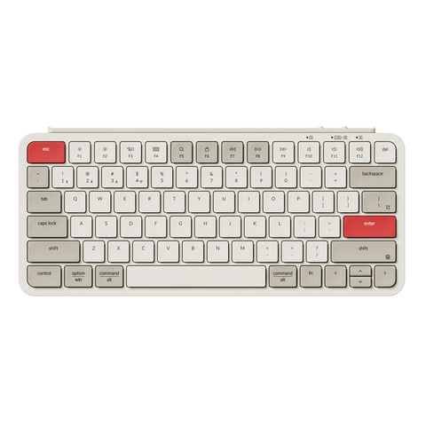 Keychron B1 Pro Ultra-Slim Wireless Keyboard (Retro Red)