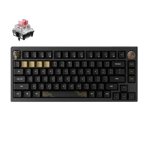 Keychron Black Myth Wukong Wireless Mechanical Keyboard - Deluxe Edition - TTC Golden Pink Switches