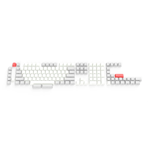 Keychron Double Shot PBT Side-Printed OSA Profile Full Keycap Set (White)