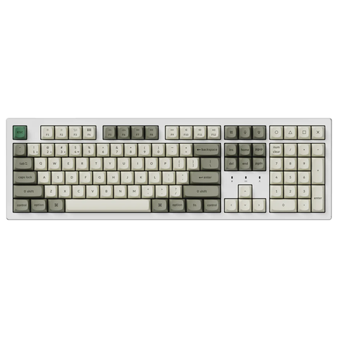 Keychron K10 Max White Hot-Swap RGB Backlit Wireless Mechanical Keyboard - Silent Red Switch