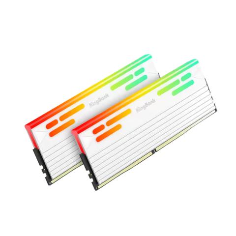 Kingbank RGB 32GB (2x 16GB) DDR5 6000MHz C36 Desktop Memory - White