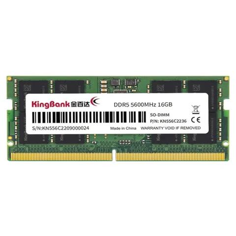 Kingbank 16GB (1x 16GB) DDR5 5600MHz SODIMM Laptop Memory