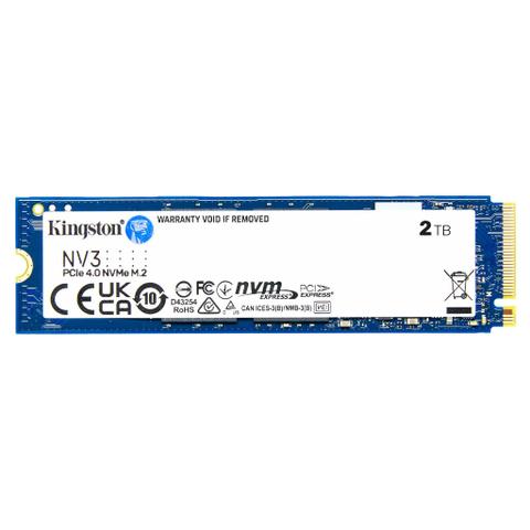 Kingston NV3 2TB PCIe 4.0 NVMe M.2 2280 SSD - SNV3S/2000G