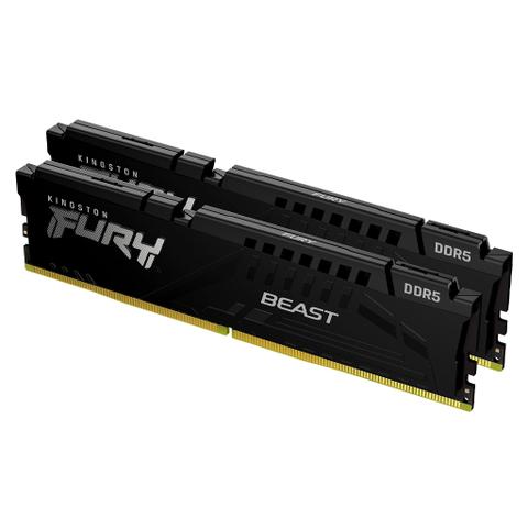 Kingston FURY Beast 32GB (2x 16GB) DDR5 6000MHz CL36 AMD Desktop Memory - Black
