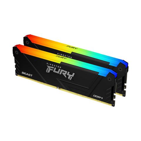 Kingston FURY Beast RGB 32GB (2x 16GB) DDR4 3200MHz Desktop Memory
