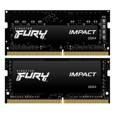 Kingston FURY Impact 32GB (2x 16GB) DDR4 3200MHz SODIMM Laptop Memory