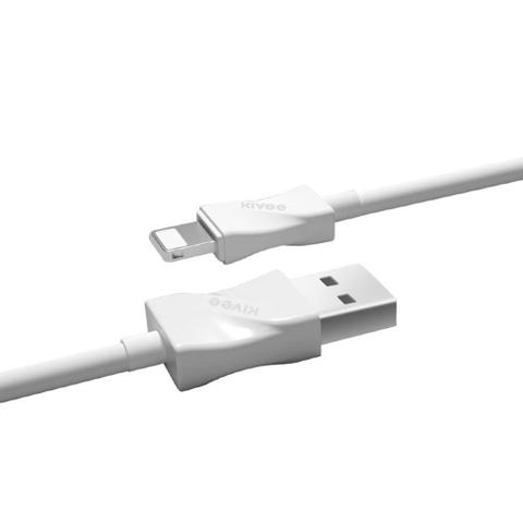 Kivee CT107 1m Lightning to USB Charging Cable - White