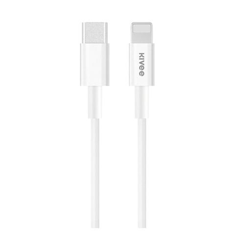 Kivee CT206 1m USB-C to Lightning Charging Cable - White