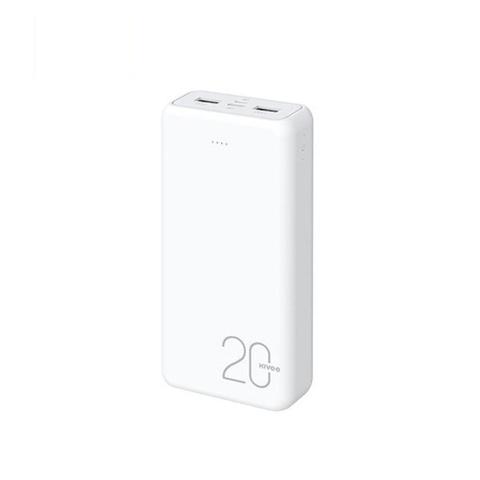Kivee PT63 20000mAh Power Bank - White