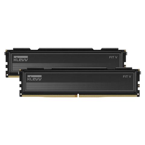 KLEVV FIT V 32GB (2x 16GB) DDR5 6000MHz CL28 Desktop Memory - Black