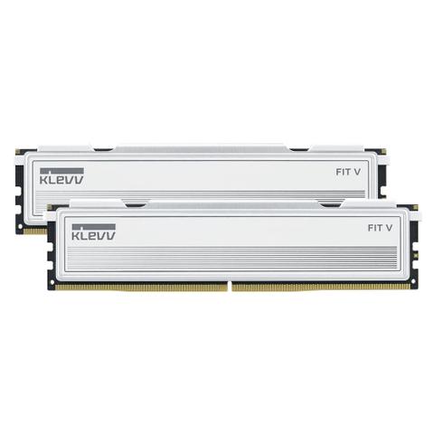 KLEVV FIT V 16GB (2x 8GB) DDR5 6000MHz CL30 Desktop Memory - White
