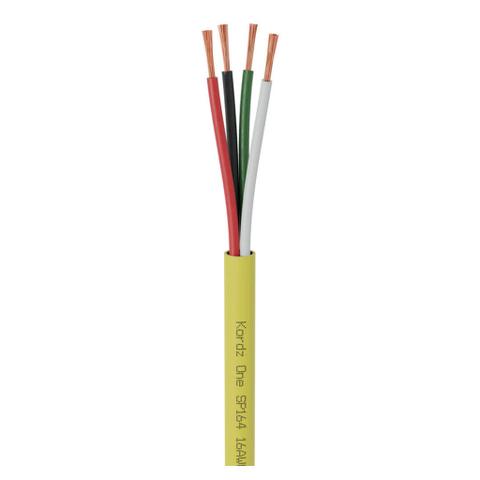 Kordz ONE 14AWG 152.5m 4-Core LSZH PVC-Free Speaker Cable - Yellow
