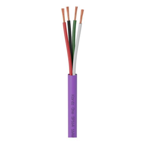 Kordz ONE 14AWG 152.5m 4-Core LSZH PVC-Free Speaker Cable - Purple