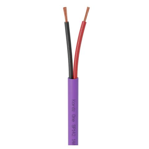 Kordz ONE 14AWG 152.5m 2-Core LSZH PVC-Free Speaker Cable - Purple