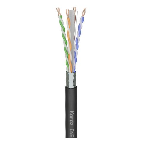 Kordz ONE CAT6A 152.5m F/UTP LSZH PVC-Free Network Cable - Black