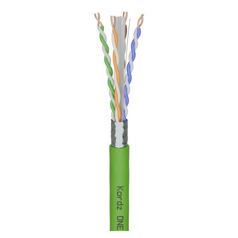 Kordz ONE CAT6A 305m F/UTP LSZH PVC-Free Network Cable - Green