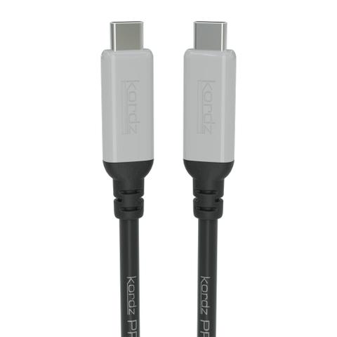 Kordz PRO 20Gbps 240W Passive USB-C Cable - 1m