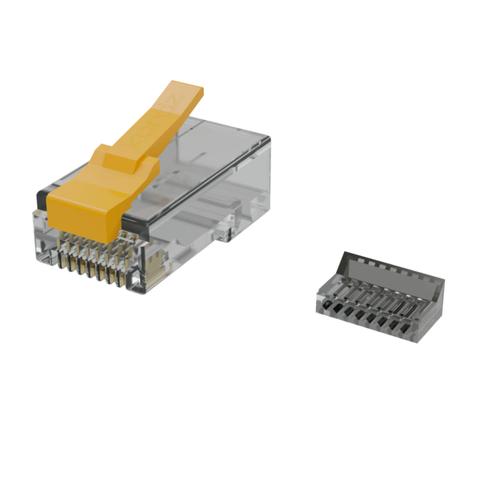 Kordz PRO CAT6 RJ45 2-Piece Crimp Connector - 100 Pack - Tinted