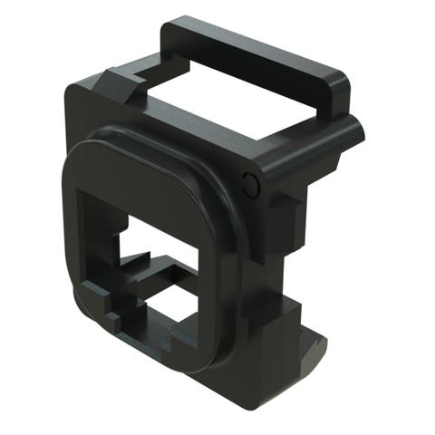Kordz PRO Clipsal Style Keystone Bezel/Adapter - Black - 10 Pack