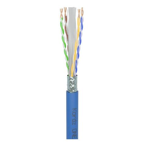 Kordz Professional CAT 6A F/UTP Bulk Cable, LSZH, Blue - 152.5m Pro Box