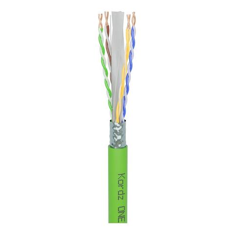 Kordz Professional CAT 6A F/UTP Bulk Cable, LSZH, Green - 152.5m Pro Box