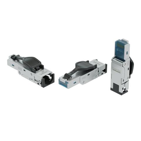 Kordz Professional Shielded Toolless Cat6A Field Connector - 6 Pack