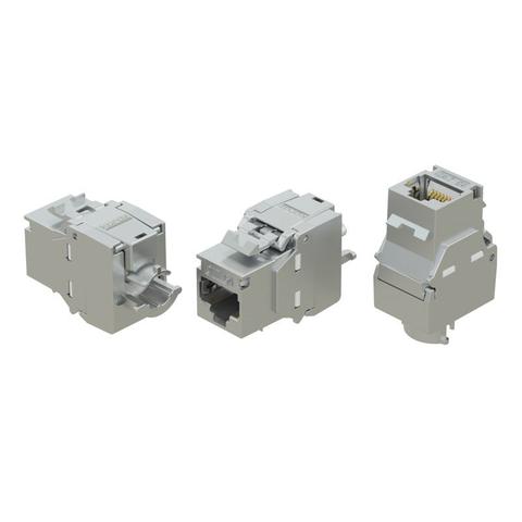 Kordz Professional Shielded Toolless Cat6A RJ45 Keystone Socket - 6 Pack