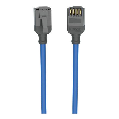 Kordz Professional Slim Profile CAT6 Network Patch Cord blue - 30.0m