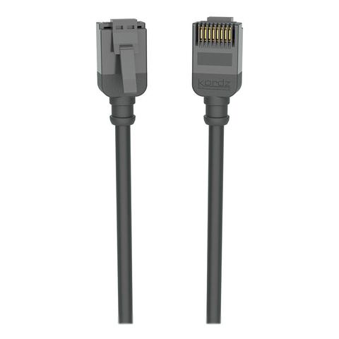 Kordz Professional Slim Profile CAT6 Network Patch Cord black - 2.5m