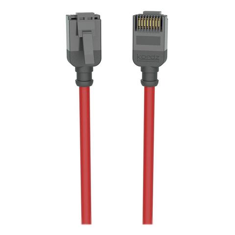 Kordz Professional Slim Profile CAT6 Network Patch Cord red - 5.0m