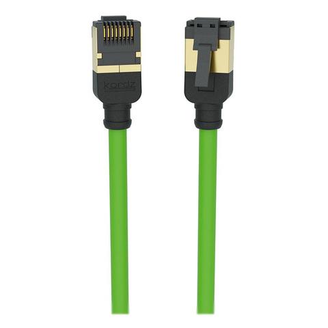 Kordz Professional Slim Profile CAT6A Network Patch Cord green - 0.75m