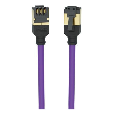 Kordz Professional Slim Profile CAT6A Network Patch Cord purple - 15.0m