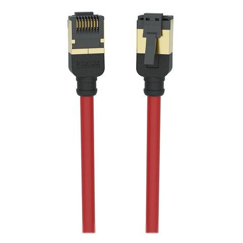 Kordz Professional Slim Profile CAT6A Network Patch Cord red - 1.5m