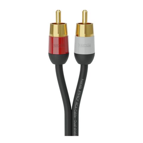 Kordz PRO3 5m 55 Ohm Twin RCA Cable