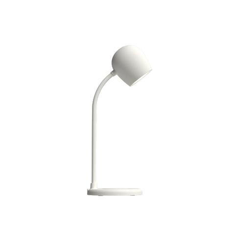 Kreafunk Ellie Lamp w/ Bluetooth Speaker & Qi Charger - White