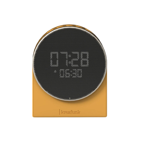 Kreafunk Ivy Alarm Clock w/ Bluetooth Speaker - Mango Burst