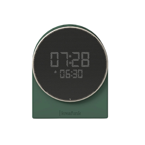Kreafunk Ivy Alarm Clock w/ Bluetooth Speaker - Nordic Green