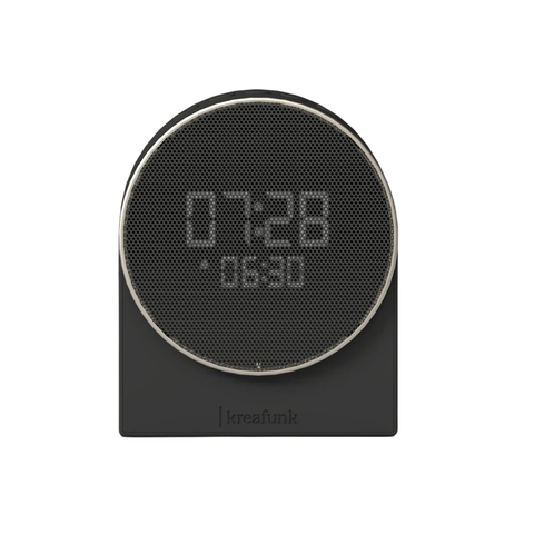 Kreafunk Ivy Alarm Clock w/ Bluetooth Speaker - Black
