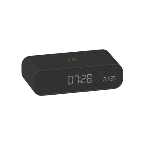 Kreafunk Wakie Alarm Clock Qi Charger + Bluetooth - Black