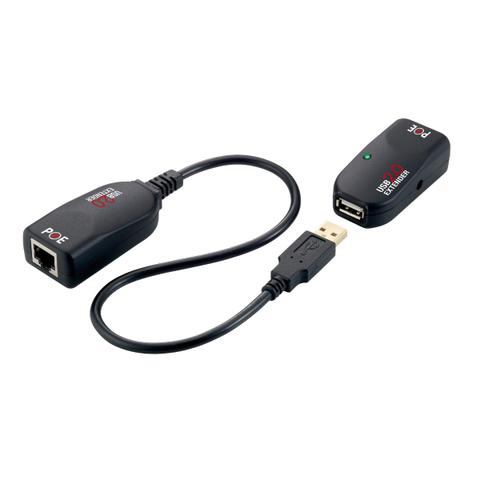 Krysma 1-Port USB 2.0 CAT5 Extender - up to 50m