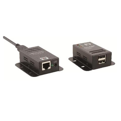 Krysma 2-Port USB 2.0 Industrial CAT5 Extender - up to 50m