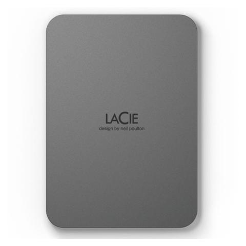 LaCie 4TB Mobile Drive Secure USB-C External Portable Hard Drive - Space Grey