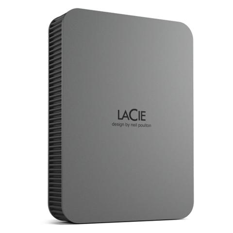 LaCie 5TB Mobile Drive v2 USB-C - Moon Silver