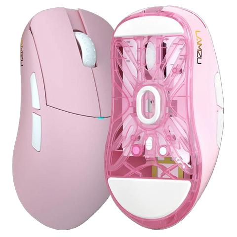 Lamzu Atlantis Mini Champion Edition 8K Wireless Optical Gaming Mouse - Light Pink