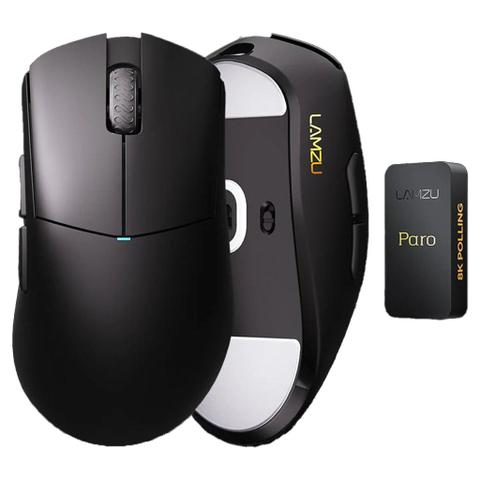 Lamzu Paro Aurora 8K Wireless Optical Gaming Mouse - Charcoal Black