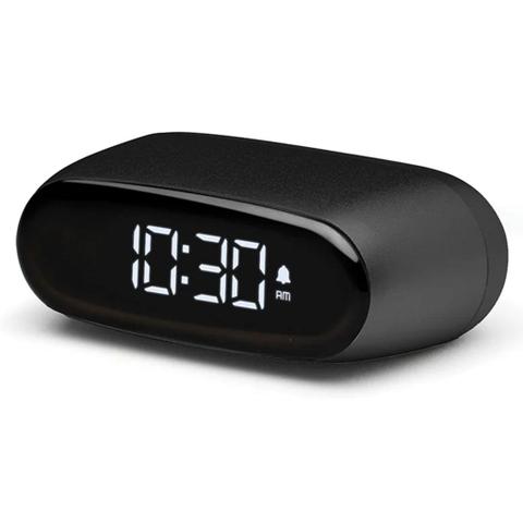 Lexon Minut Mini Alarm Clock - Black