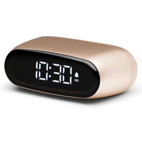 Lexon Minut Mini Alarm Clock - Gold