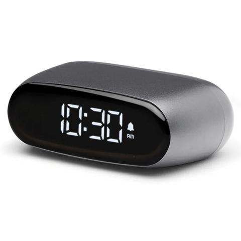Lexon Minut Mini Alarm Clock - Gunmetal