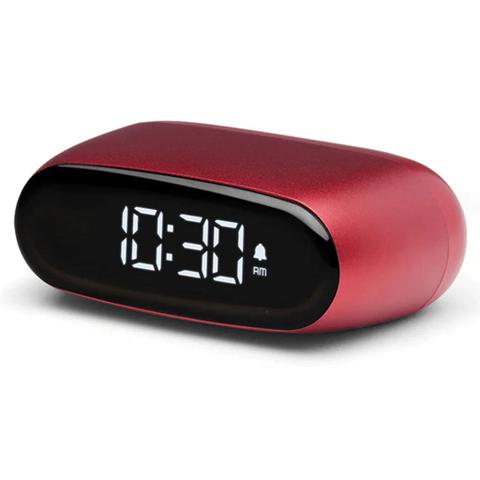 Lexon Minut Mini Alarm Clock - Red