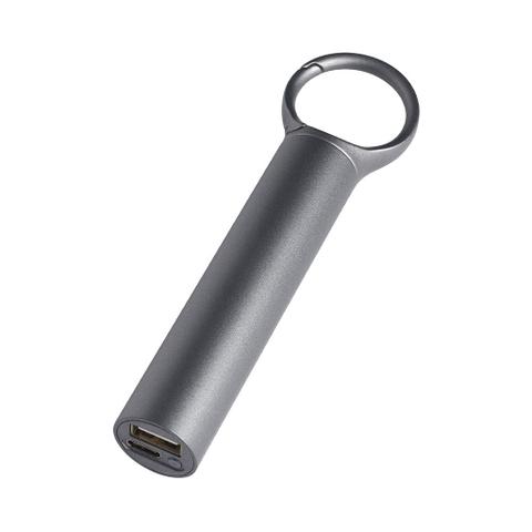 Lexon Nomaday 3000 mAh Power Bank With Clip - Gunmetal